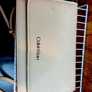 Calvin Klein Off-White Crossbody Bag
